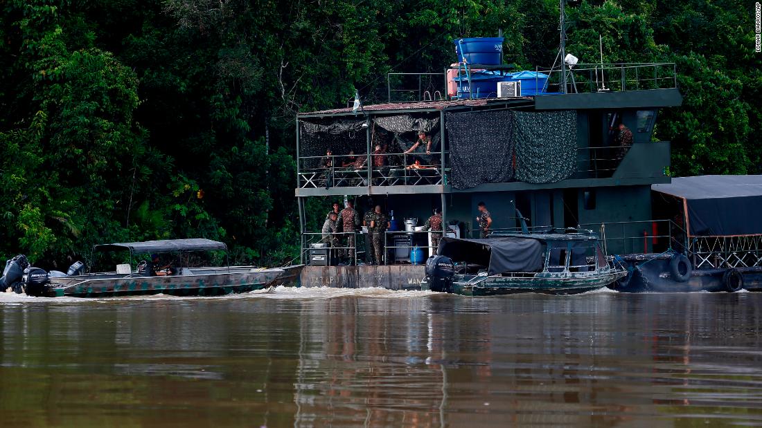 Blood found in suspect's boat as Brazil searches for missing pair in remote Amazon