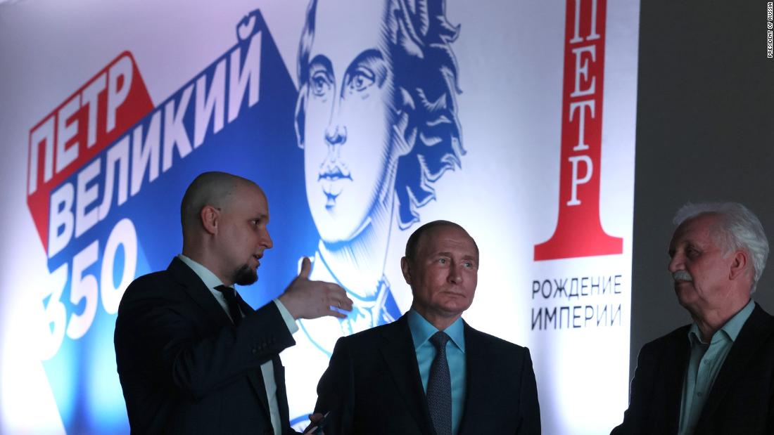 Putin likens himself to legendary warring Russian monarch