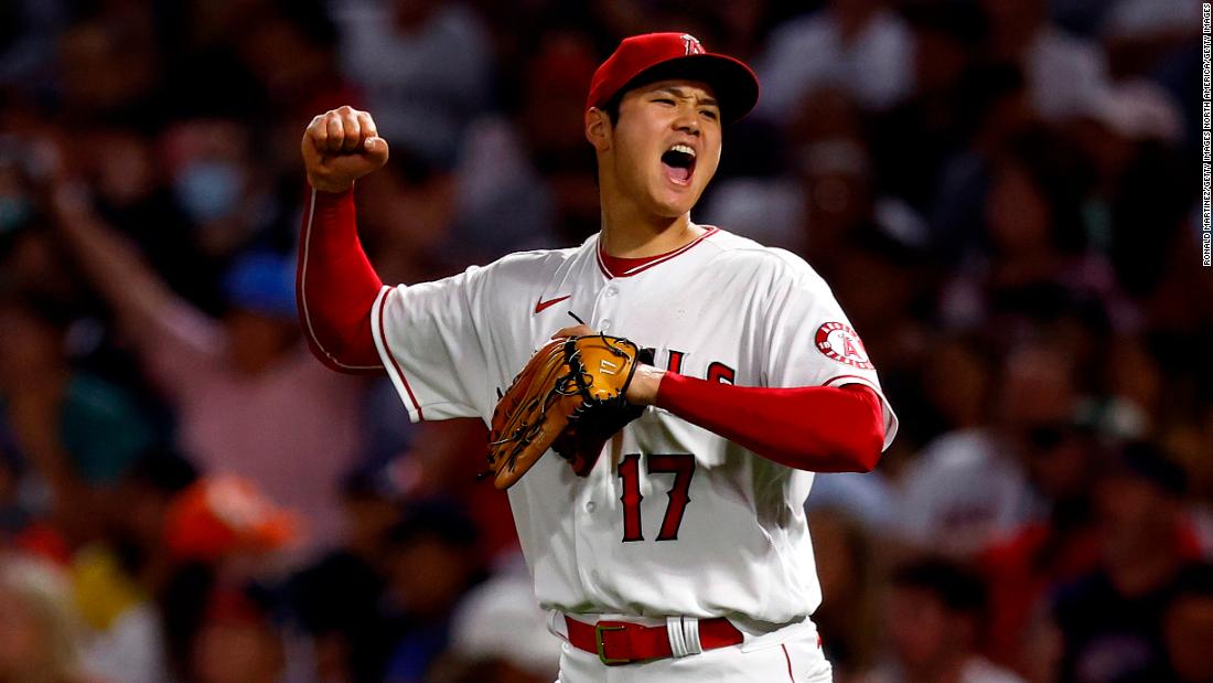 Shohei Ohtani’s pitching and bat help Los Angeles Angels end 14-game losing run