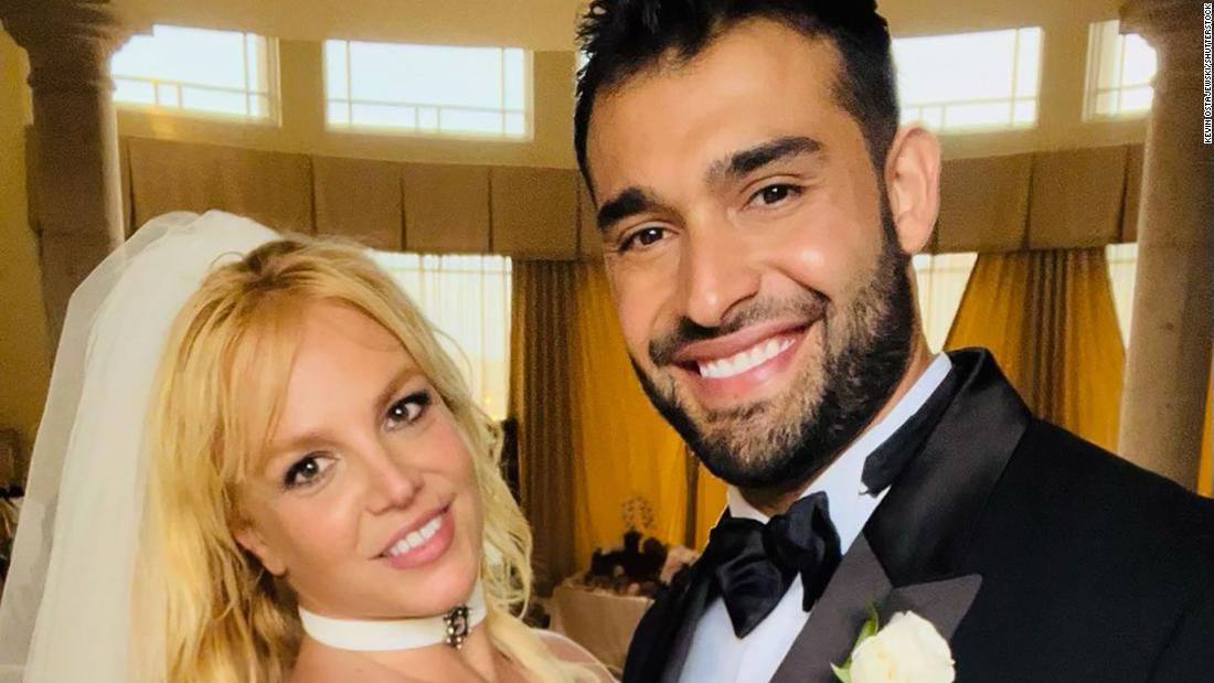 Britney Spears and Sam Asghari are married