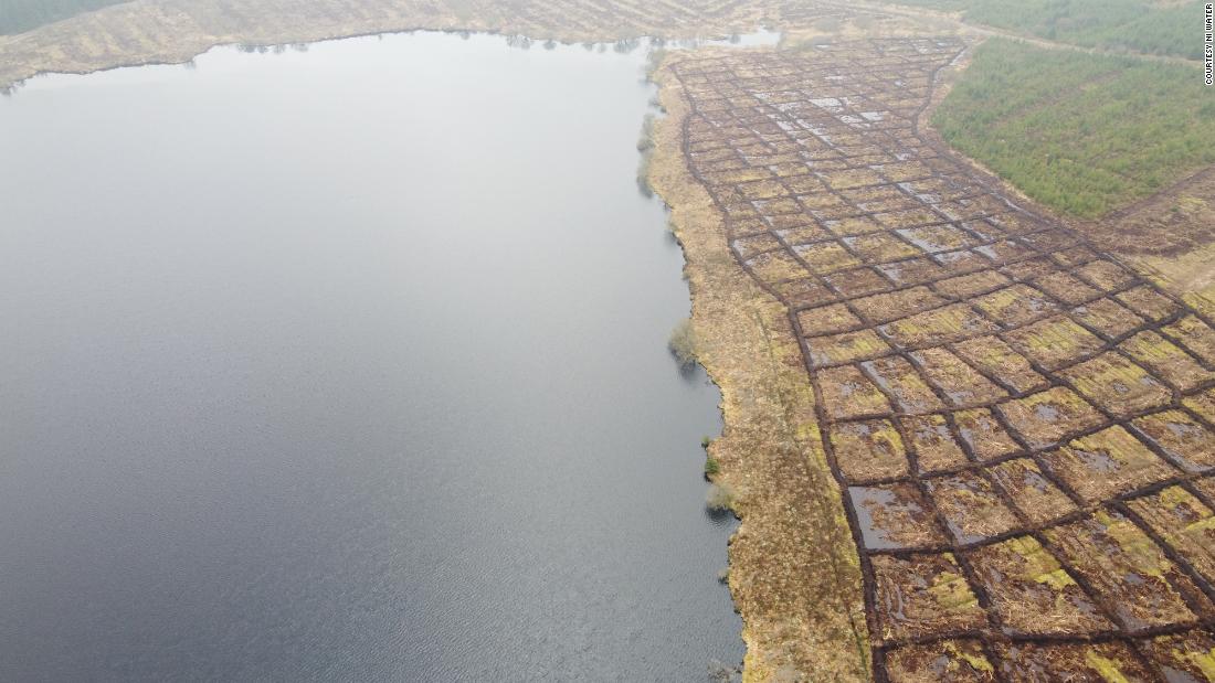Northern Ireland Water is already implementing cell bunding elsewhere. At Lough Bradan, a lake that&#39;s a source of drinking water, trees planted on peatland have been felled along the reservoir&#39;s western shore and bunding installed.