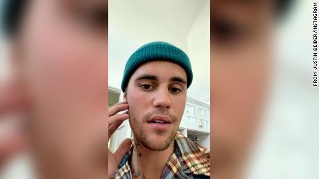 Justin Bieber provides update on facial paralysis