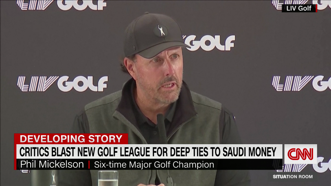 Saudi golf controversy – CNN Video