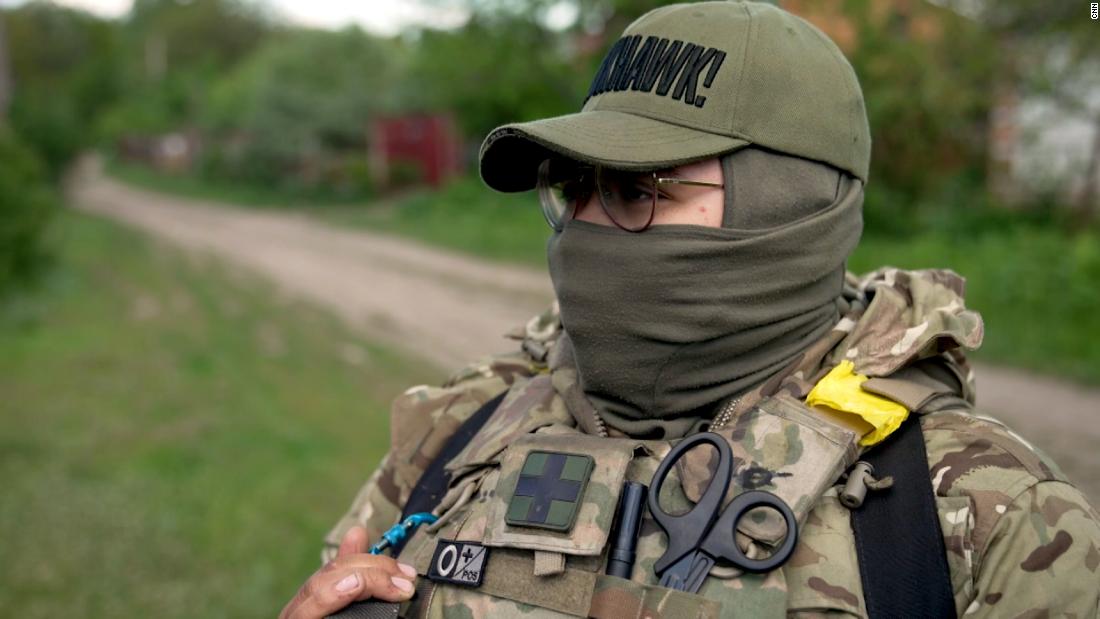 Paramedic from Utah bought a one-way ticket to Ukraine when Russia invaded. Now she's helping to keep other foreign fighters alive