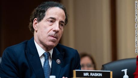 Rep. Jamie Raskin, D-Md., listens during the Select Committee to Investigate the January 6th Attack on the U.S. Capitol hearing in the Cannon House Office Building in Washington on Thursday, June 9, 2022.