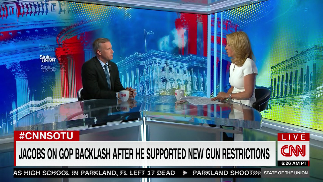 GOP Rep. on facing backlash for changing guns stance – CNN Video