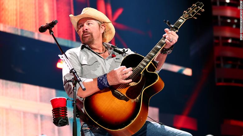 Country music superstar Toby Keith announces he’s been fighting stomach cancer
