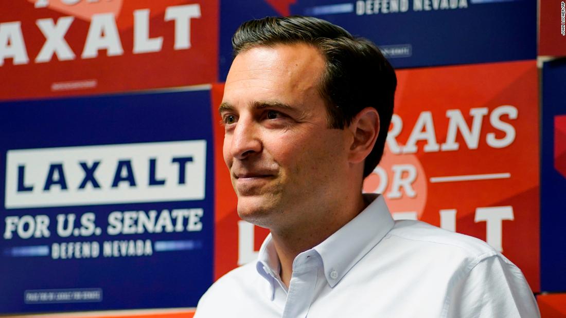 Laxalt, the top candidate in Nevada's Senate GOP primary, looks ahead to challenging Cortez Masto