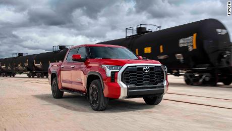 The Toyota Tundra iForce Max hybrid system offers V8 power from a 6-cylinder engine.