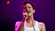 Perfume Genius performs on stage during the Coachella Valley Music and Arts Festival on April 20, 2018 in Indio, California. 