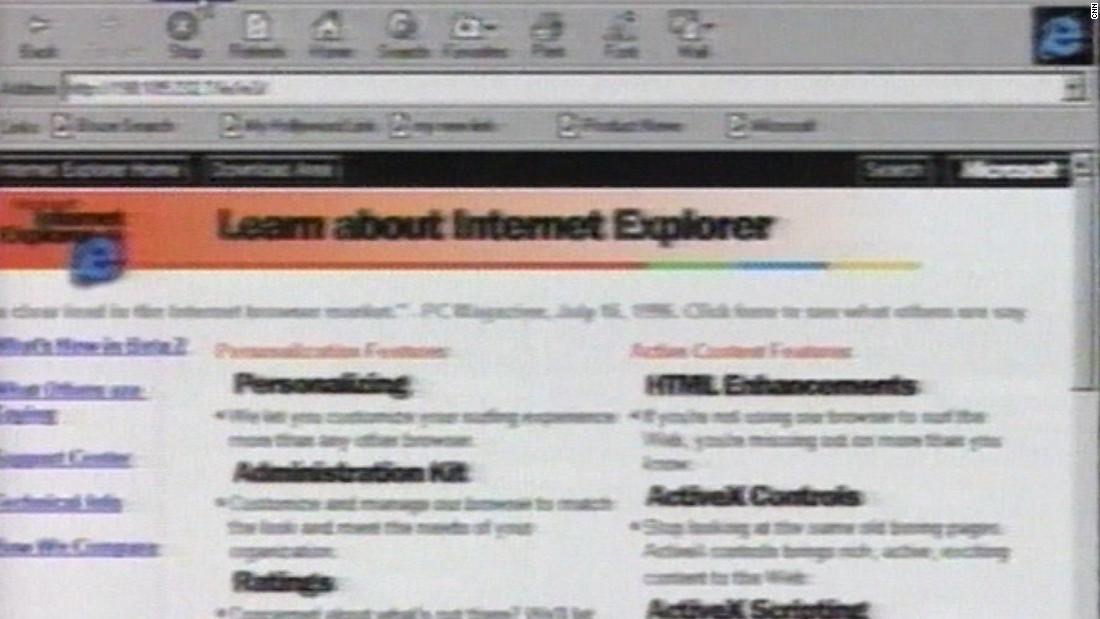 Internet Explorer is no more. CNN reported on the ‘browser wars’ it started in 1996 – CNN Video
