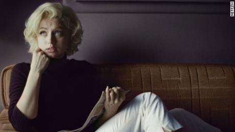 Ana de Armas as Marilyn Monroe in &quot;BLONDE.&quot;