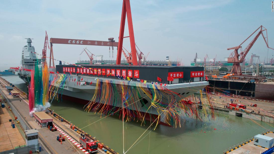 China launches third, most advanced aircraft carrier. It has a major upgrade