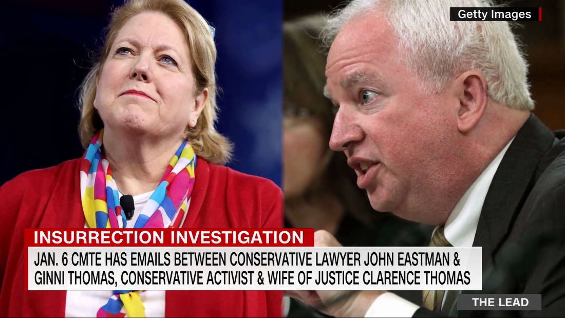 January 6 Committee asks Ginni Thomas, wife of Supreme Court Justice Clarence Thomas, to testify – CNN Video