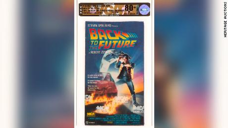 Actor Tom Wilson&#39;s 1986 &quot;Back to the Future&quot; VHS videotape. 