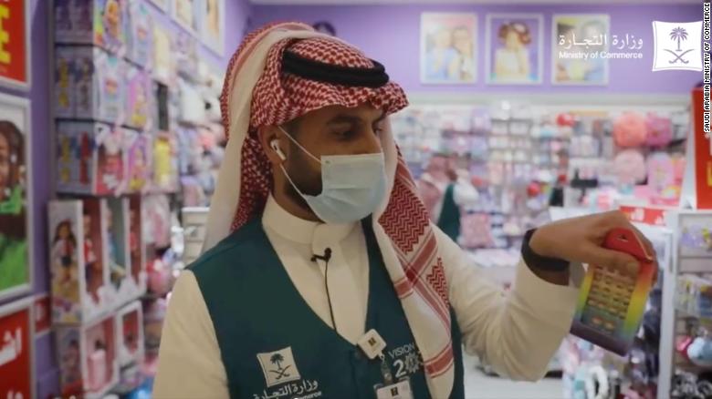 Saudi officials say they are seizing rainbow colored items because they &quot;promote homosexuality.&quot;  