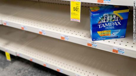 Tampon shortage: Instacart says it is struggling to fulfill orders