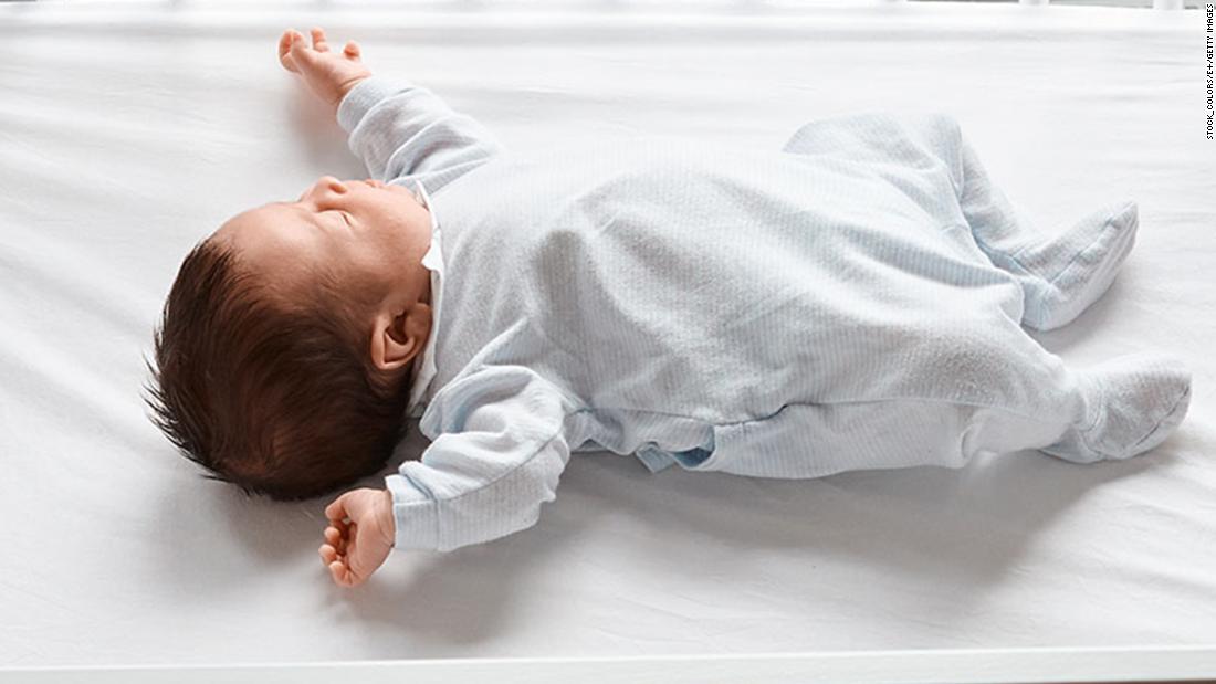 Infant safe sleep guidellines updated, but message is same: Put baby flat on back, alone.