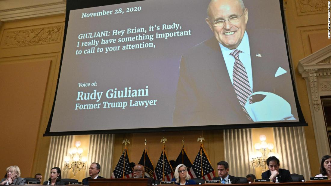 Arizona House speaker tells the Jan. 6 panel how he refused Trump and Giuliani's request to replace electors for Biden