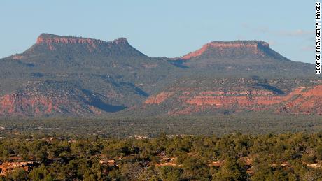 The monument is named after two bluffs known as the &quot;Bears Ears&quot; that stand outside Blanding, Utah. 