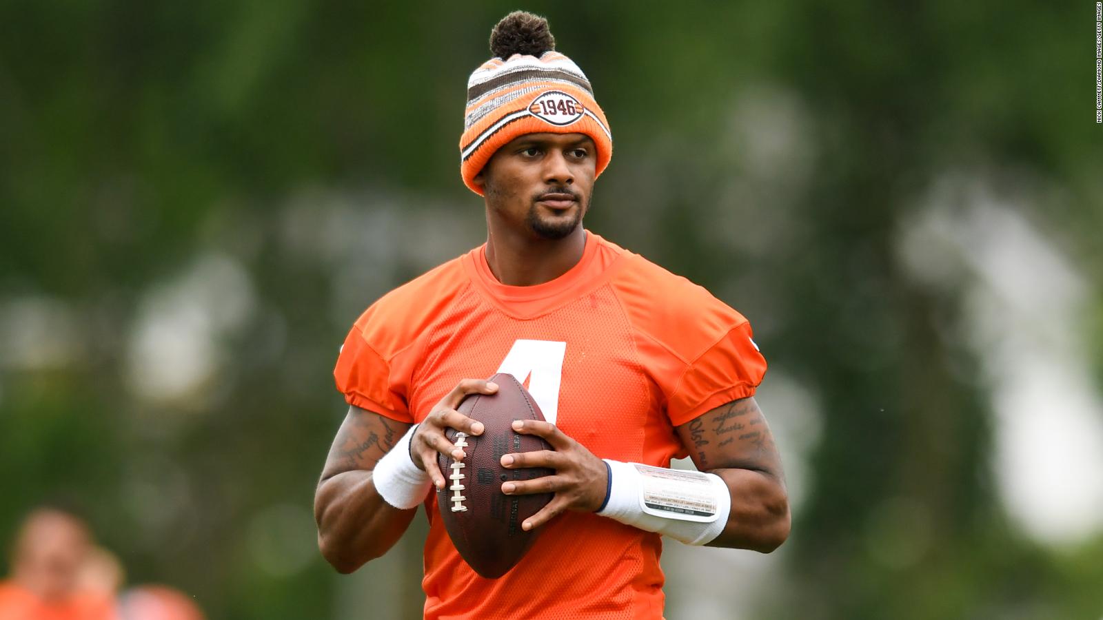 Cleveland Browns Quarterback Deshaun Watson Settles 20 Of The 24 ...