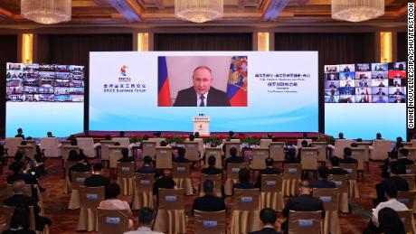Putin says Russia is rerouting trade to China and India