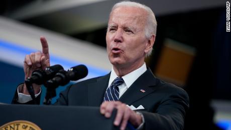President Joe Biden speaks about gas prices in the South Court Auditorium on the White House campus, Wednesday, June 22, 2022, in Washington. 