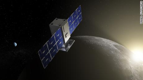 APSTONE revealed in lunar Sunrise: CAPSTONE will fly in cislunar space -- the orbital space near and around the Moon. The mission will demonstrate an innovative spacecraft-to-spacecraft navigation solution at the Moon from a near rectilinear halo orbit slated for Artemis&#39; Gateway.
Credits: Illustration by NASA/Daniel Rutter
