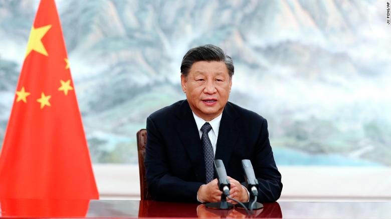 ผู้นำจีน สี จิ้นผิง กล่าวปาฐกถาเสมือนจริงในพิธีเปิดการประชุม BRICS Business Forum เมื่อวันพุธที่ 22 มิถุนายน พ.ศ. 2565