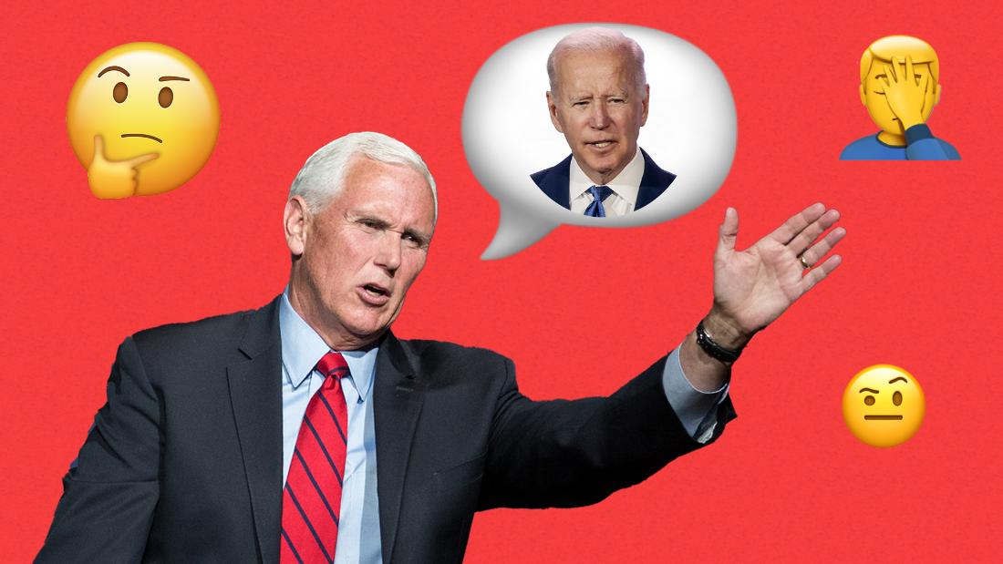 Video: Mike Pence said no president has lied as much as Biden. Huh? – CNN Video