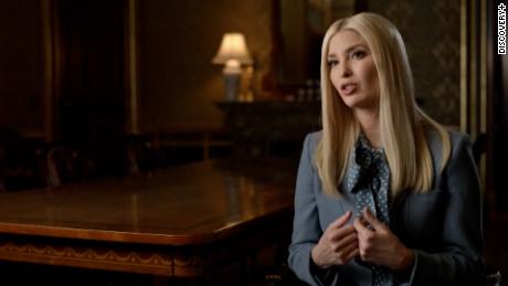 Ivanka Trump appears in an interview for a documentary that will appear on Discovery+. 