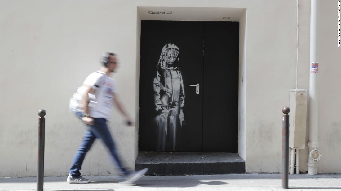 Paris court convicts eight men over the theft of Banksy artwork from Paris attack site