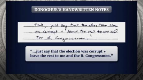 See the notes DOJ official took on Trump phone call