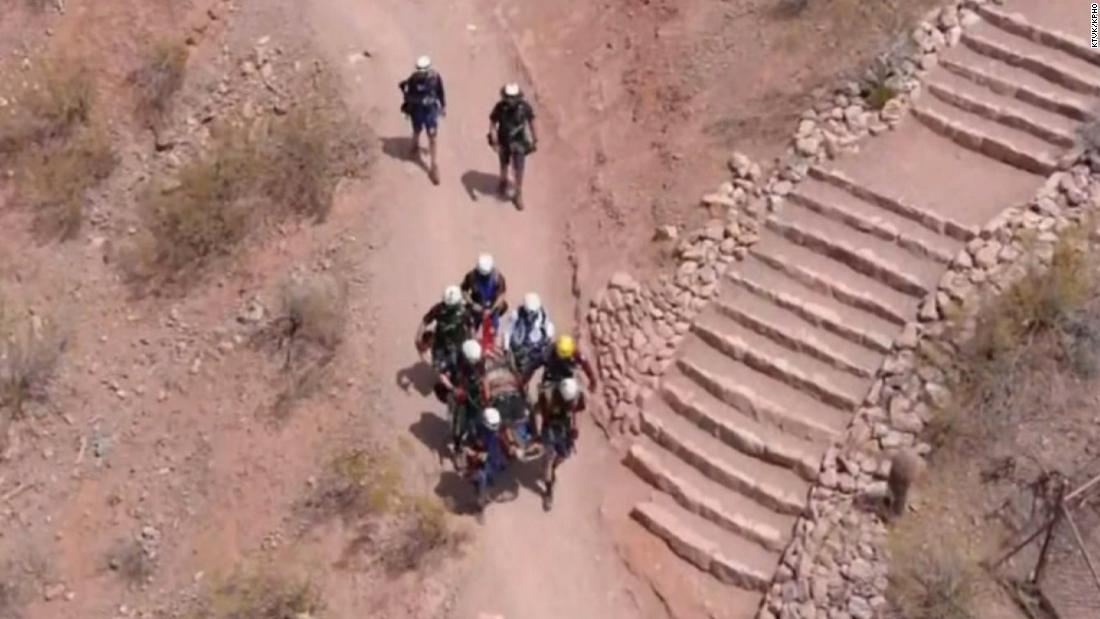 Reality show rescue: Hikers were saved from an Arizona mountain while filming reality show as temperatures hit 108 degrees