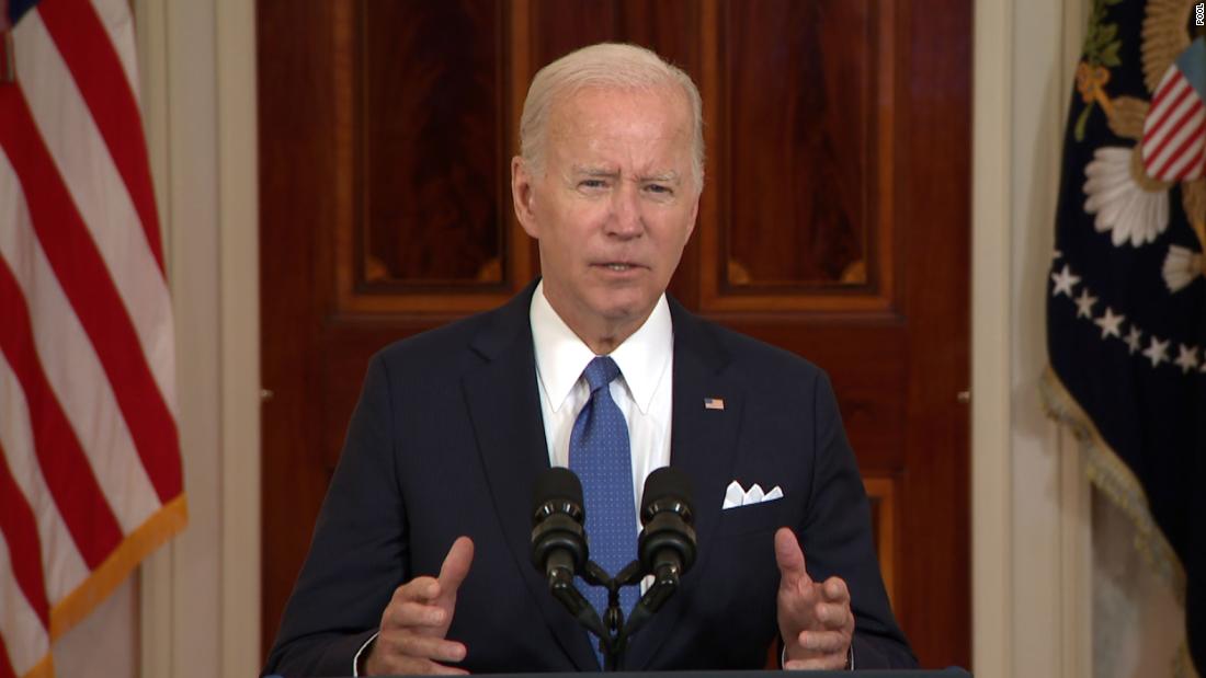 In wake of SCOTUS ruling, Biden calls on Congress to pass legislation codifying Roe v. Wade