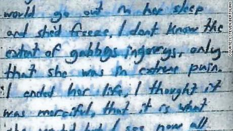 Lawyer releases pages from Brian Laundrie's notebook in which he admits to killing Gabby Petito 
