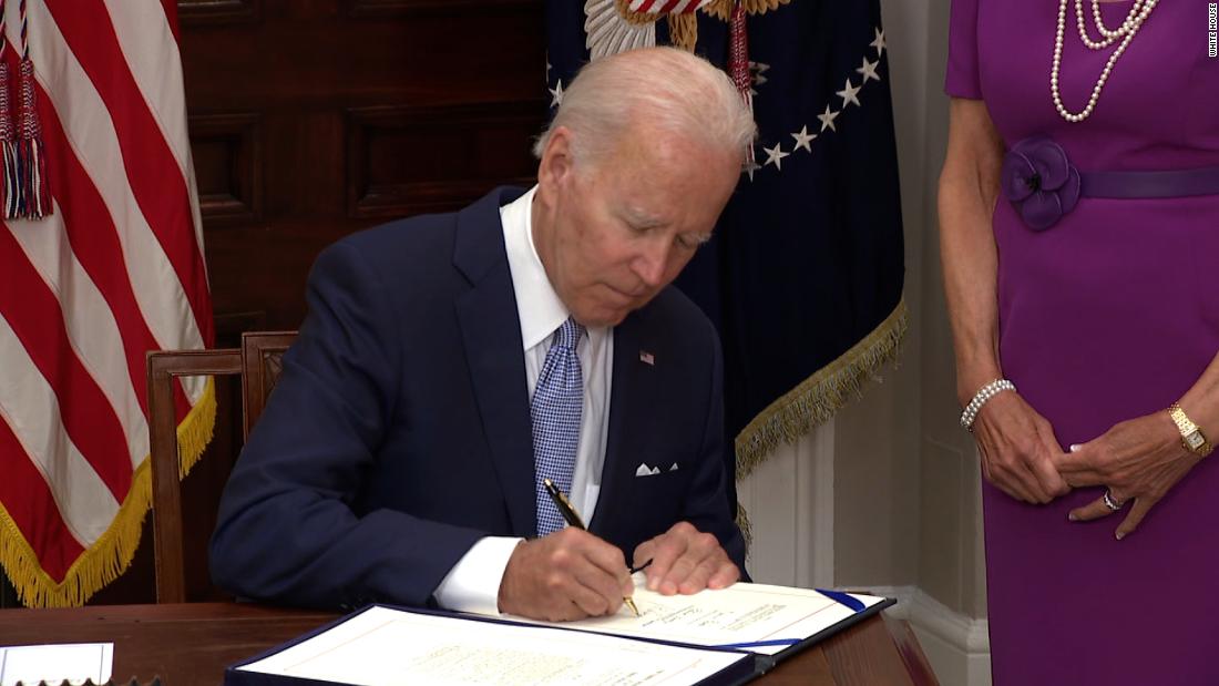 Biden signs US gun safety bill into law: 'God willing, it's going to save a lot of lives'