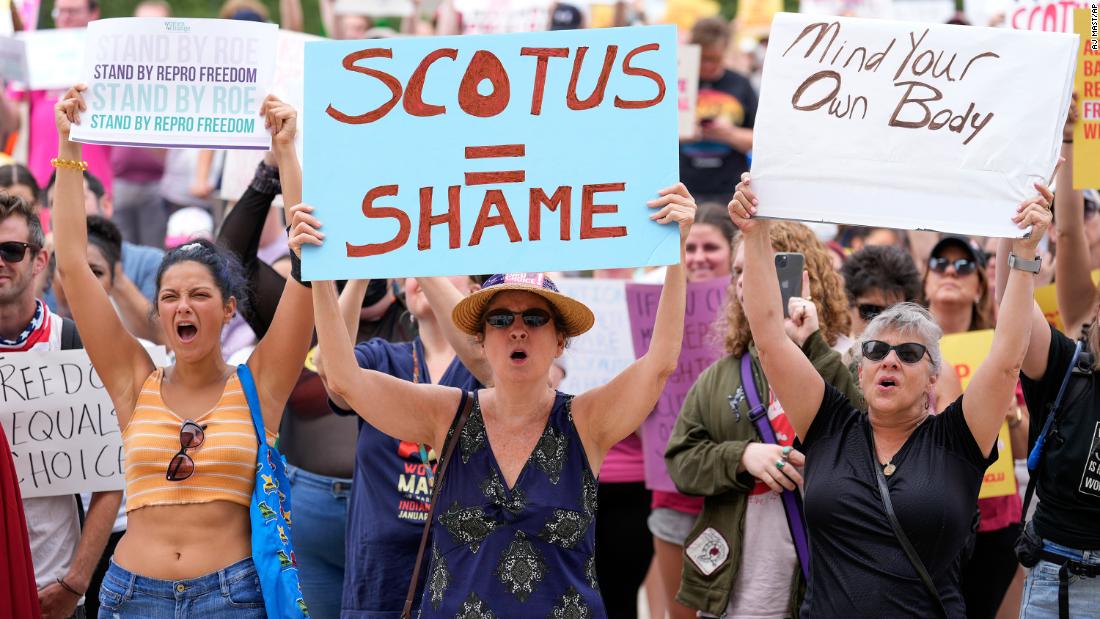 White House warns of Republican efforts to 'strip women of their rights' following Roe ruling