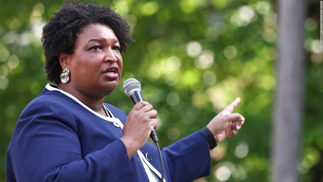 Stacey Abrams calls for federal legislation restoring Roe v. Wade