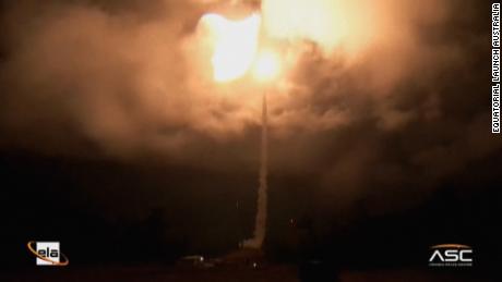 NASA has carried out its first commercial spaceport launch outside the United States.