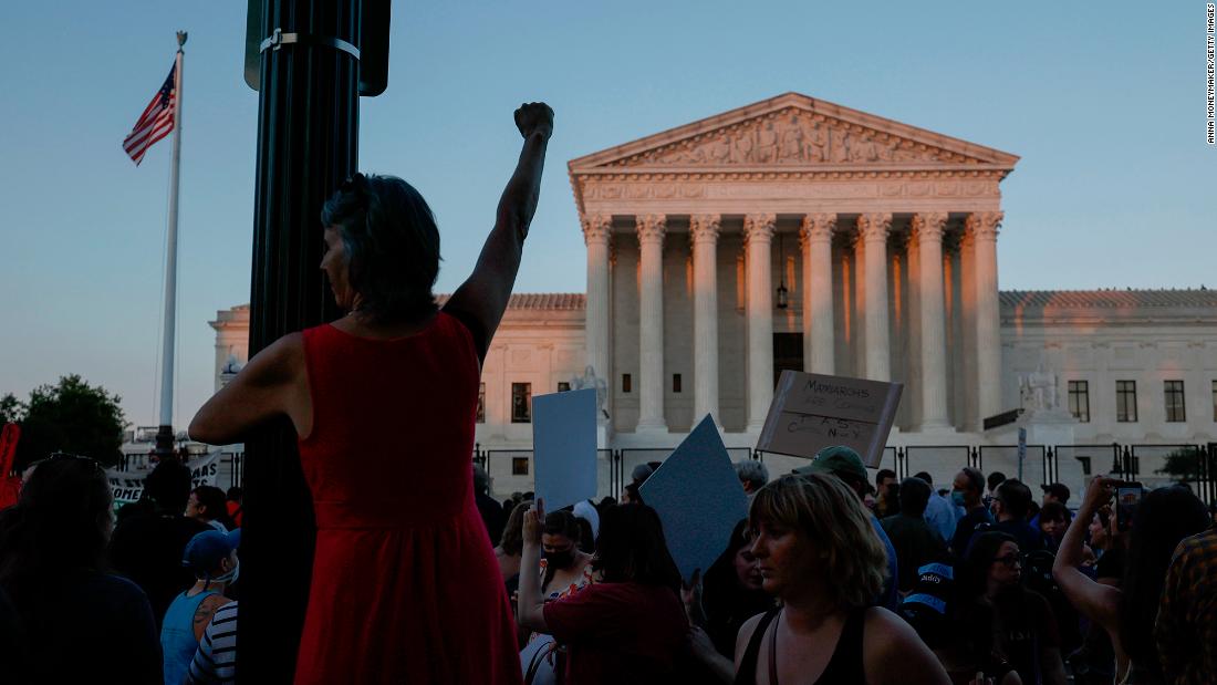 Majority of Americans disapprove of SCOTUS Roe v. Wade reversal poll shows – CNN