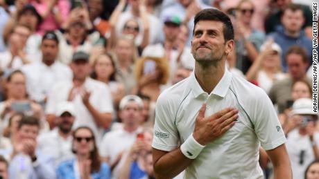 Novak Djokovic defends his Wimbledon title with a win