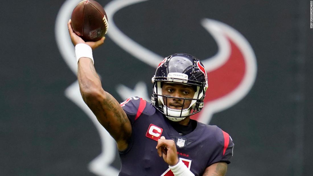 Woman sues Houston Texans over former QB Deshaun Watson’s alleged behavior