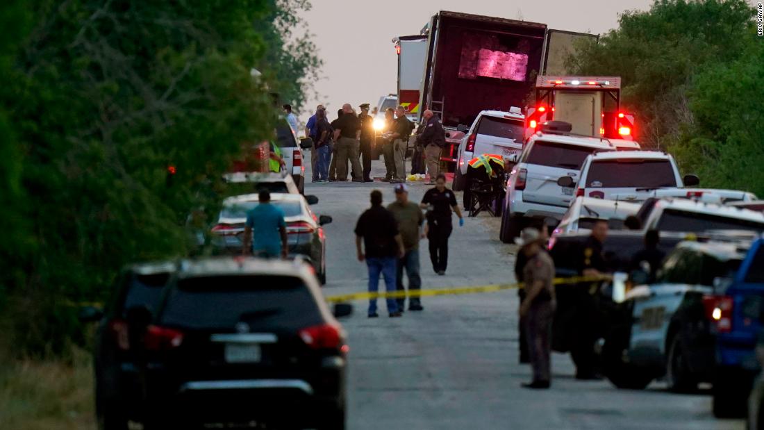 At least 46 migrants found dead inside a semi-truck in San Antonio