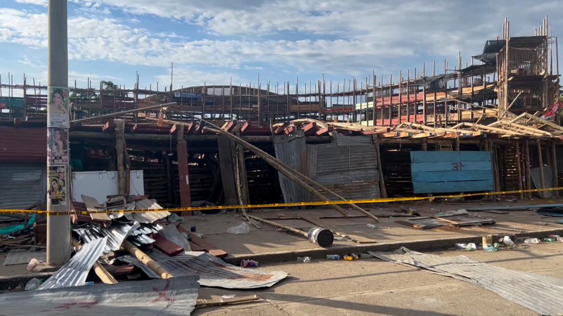 Investigan las causas del colapso en la plaza de toros en El Espinal ...