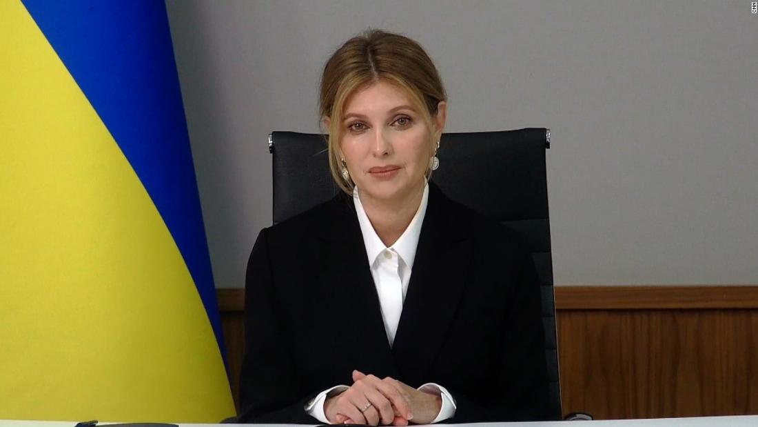 Ukraine's first lady says her country 'cannot see the end of our suffering'