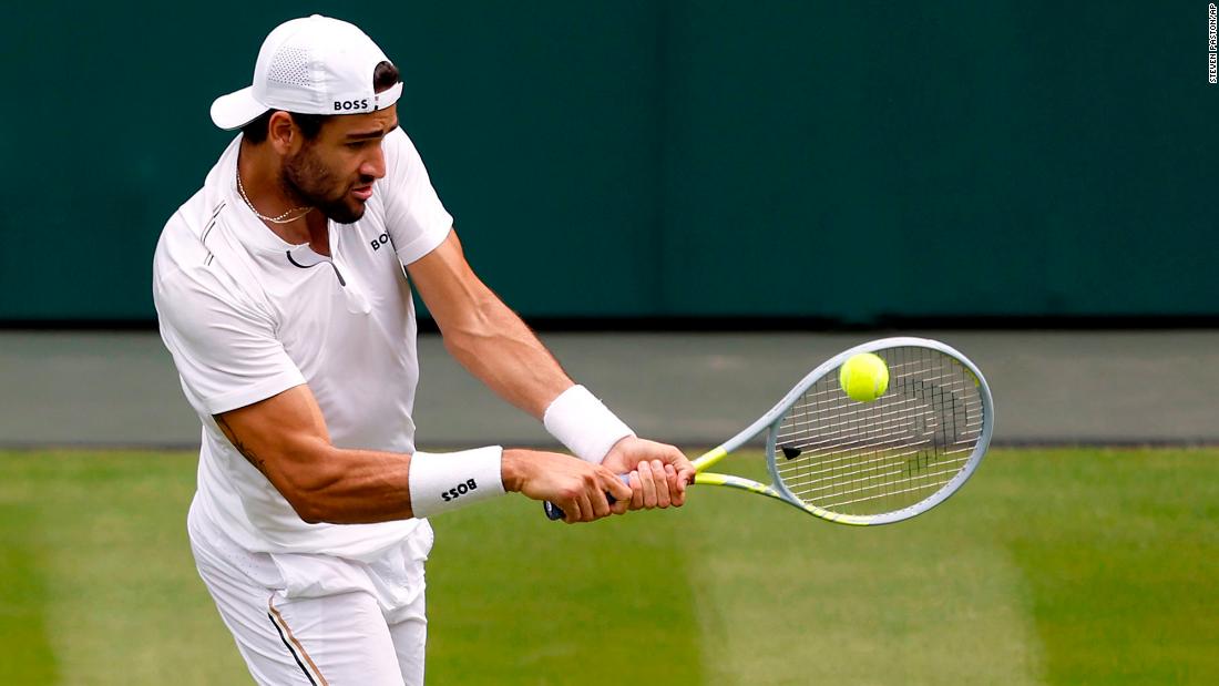 Matteo Berrettini withdraws from Wimbledon due to positive Covid-19 test