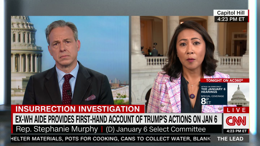 Rep. Stephanie Murphy of January 6 Committee discusses whether some witnesses have been intimidated by folks in Trump world   – CNN Video