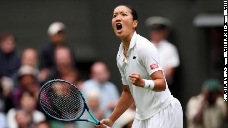 Harmony Tan showed resilience during a dramatic upset victory over Serena Williams.