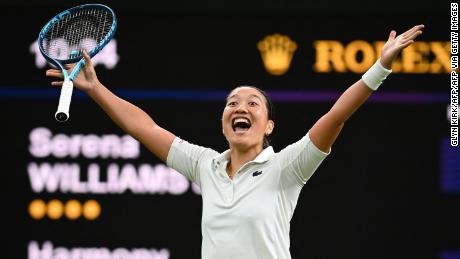 Tan used a plethora of punches in her three-set win over Serena Williams. 
